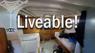Old Boat Bedroom Reno - My Crusty Chris Craft Liveaboard Cabin Gets A Makeover