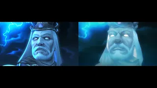 Fall of the Lich King Ending - Remastered vs Original comparison