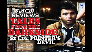 Zach Reviews Tales from The Darkside: Printer's Devil (S2 E16, 1986) The Movie Castle