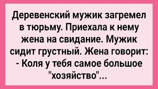 Жена Приехала к Мужу в Тюрьму! Сборник Свежих Смешных Жизненных Анекдотов!