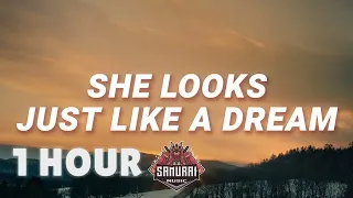 [ 1 HOUR ] Eyedress - She looks just like a dream Something About You (Lyrics) ft Dent May