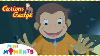 George Drives a Submarine 🐠 | Curious George | Compilation | Mini Moments