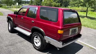 1991 -TOYOTA HILUX SURF ( red) -Walk around 1