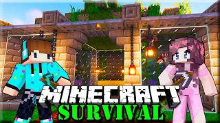 PROYEK HARI KE 200 !! SELAMAT DATANG DI JEMBATAN AQUARIUM !! Minecraft Survival Bucin S2 [#17]