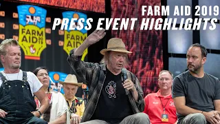 Farm Aid 2019 Press Event Highlights