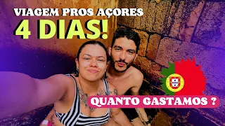 QUANTO GASTAMOS na viagem pra ilha de SÃO MIGUEL nos AÇORES em Portugal!