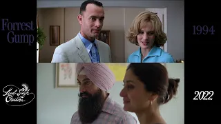 Forrest Gump (1994) & Laal Singh Chaddha (2022) side-by-side comparison