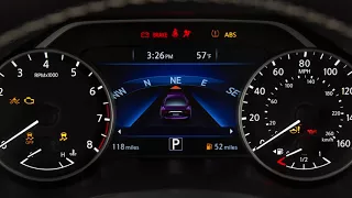2018 Nissan Maxima - Warning and Indicator Lights