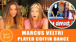 Girls On Omegle. Reaction. Marcus Veltri - I played COFFIN DANCE on Omegle.