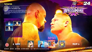 WWE 2K24 Showcase - Brock Lesnar vs. The Undertaker | WrestleMania 30