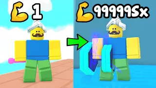 I Became The Strongest In Push Simulator Roblox! Defeated Final Boss!