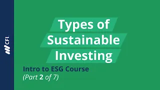 Types of Sustainable Investing | Intro to ESG Course (Part 2 of 7)