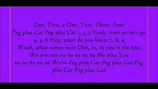 Peg + Cat Theme Song Lyrics