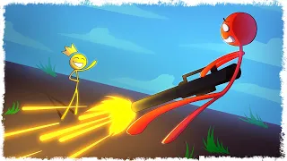 АХАХА!!! УЛЕТЕЛ КАК НЕУДАЧНИК!!! STICK FIGHT THE GAME!!!