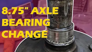 Changing a Mopar 8.75" Axle Bearing