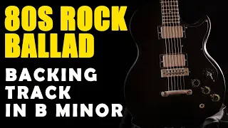 White Ballad - 80s Power Ballad Backing Track in B Minor - Easy Jam Tracks