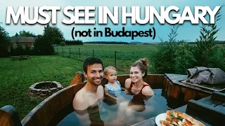 3 Must See Places in Hungary(that aren't in Budapest) | Incredible Cave Baths + Beautiful Lake Towns