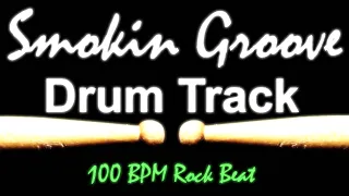 Smokin Groove Drum Track 100 BPM Drum Beats for Bass Guitar, Instrumental Drums Beat 517