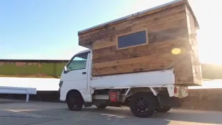 Light car camping life -camper made by myself-