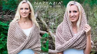 HOW to CROCHET MOBIUS TWIST SHAWL and HOODED COWL - DIY Tutorial for Moebius Wrap