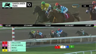 Bye Bye Bertie wins Race 10 on Monday, October 11th, 2021 at Santa Anita Park.