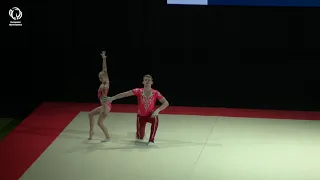 Pia SCHUETZE & Daniel BLINTSOV (GER) - 2021 Acro European bronze medallists, all-around