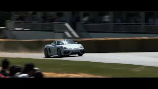 Porsche 718 Spyder at Goodwood Festival of Speed.