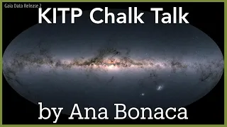 Uncovering the nature of dark matter with stellar streams in the Milky Way ▸Chalk Talk by Ana Bonaca