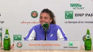 Tennis - Roland-Garros 2024 - Jasmine Paolini : "I didn't dream to be world n°1, like Djokovic... "