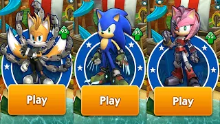 Sonic Dash - All Sonic Prime Characters Unlocked Update - Boscage Maze Sonic Tails Nine Rusty Rose