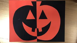 Positive and Negative Space Pumpkins- 2nd grade