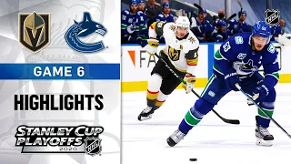 NHL Highlights | Second Round, Gm6: Golden Knights @ Canucks - Sept. 03, 2020