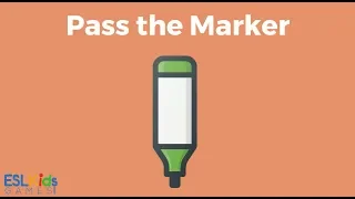 ESL Game: Pass the Marker