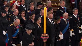 22 casas reales asistieron al funeral de la reina Isabel II en Westminster | ¡HOLA! TV