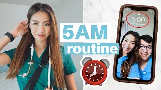 5AM MORNING ROUTINE | NURSE