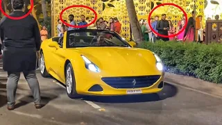 Supercars In Ahmedabad, (India)  , (Public Reaction) on Ferrari !! August 2023 | Acceleration | ....