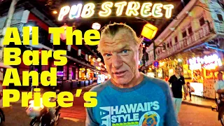 Pub Street Siem Reap Cambodia, A Street Full of Western Style Bars and Restaurants