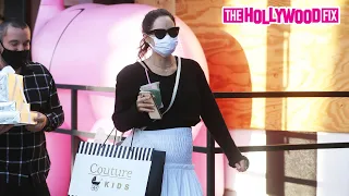 Katharine McPhee Goes Shopping For Her New Baby With David Foster At Couture Kids On Robertson