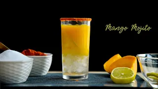 Mango Mojito Recipe | Perfect Mango Drink | Mocktail Recipe PepperCrush |