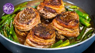 EL SECRETO DEL FILET MIGNON AL SARTEN - ¿CÓMO CENAR DE LUJO EN CASA? - Recetas MWC