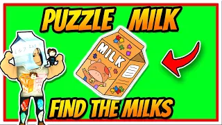 PUZZLE MILK! - Find the Milks 🥛 (Roblox)