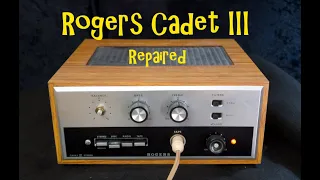 REPAIRED: Rogers Cadet III vintage British Tube Amp/Preamp