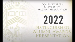 2022 Distinguished Alumni Awards Presentation (Virtual)