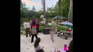 Dwayne Johnson The Rock Dancing on his mother Ata Johnson's Birthday | Youtube Shorts #Shorts