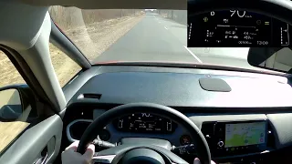 Fuel consumption test - 90km/h - Honda Jazz Crosstar e:hev POV