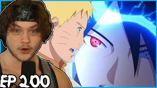 KAWAKI BECOMES NARUTO'S STUDENT! || SARADA LEARNS CHIDORI! || Boruto Episode 200 Reaction