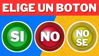 ¡Intrigante!🟢 🔴 🟡| Elige un botón! 🤯 SI, NO O NO SE🧠