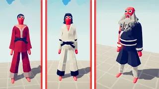 EVOLUTION OF TAEKWANDO MASTER | Totally Accurate Battle Simulator TABS