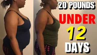 LOST 20 POUNDS UNDER 12 DAYS: My water fasting journey