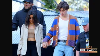 Shawn Mendes & Camila Cabello leaving rehearsals for 'Global Citizen Live' in New York